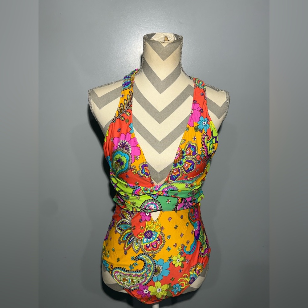 Trina Turk Vibrant One Piece Swimsuit